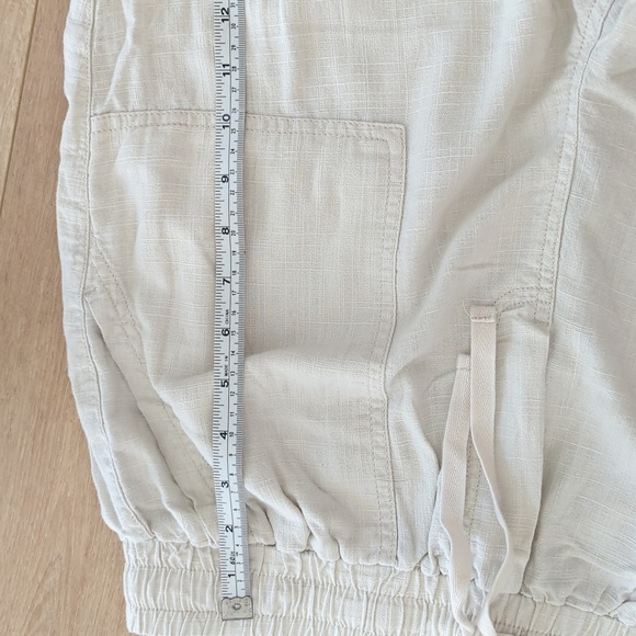 SPLENDID, linen cream white pants size medium - Picture 3 of 6